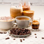 selection of different coffee type