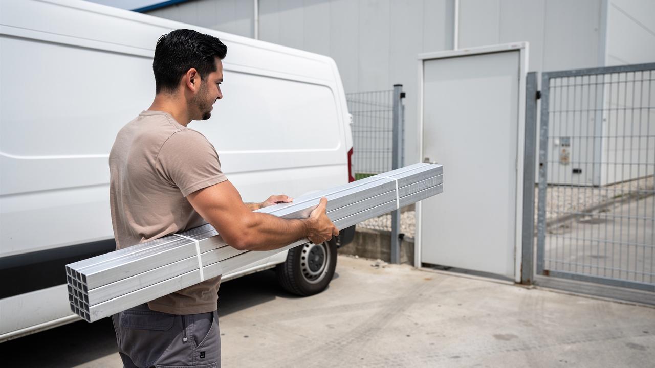 Muškarac aluminijum profili kombi